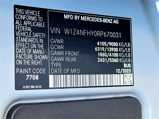Certified 2024 Mercedes-Benz Sprinter 2500 image 33