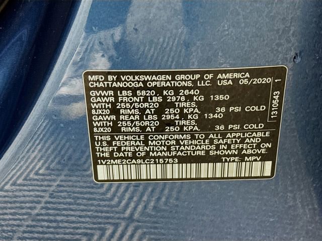 Used 2020 Volkswagen Atlas Cross Sport SEL AWD/4WD image 31
