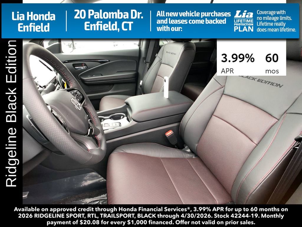 New 2026 Honda Ridgeline Black Edition image 14