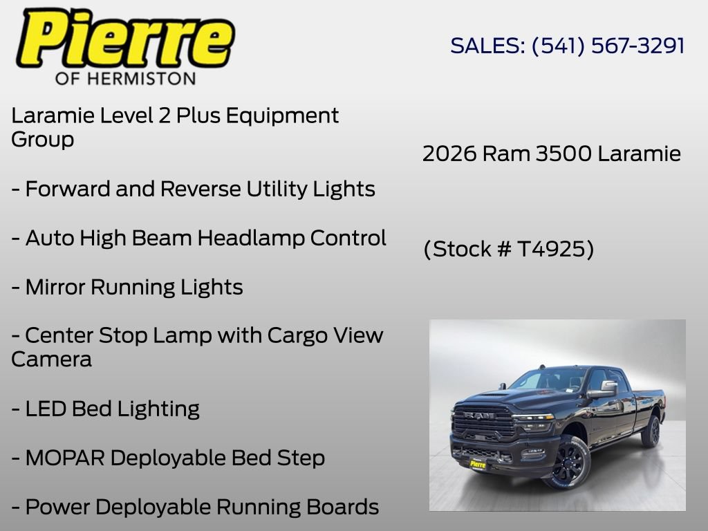 New 2026 RAM 3500 Laramie AWD/4WD image 24
