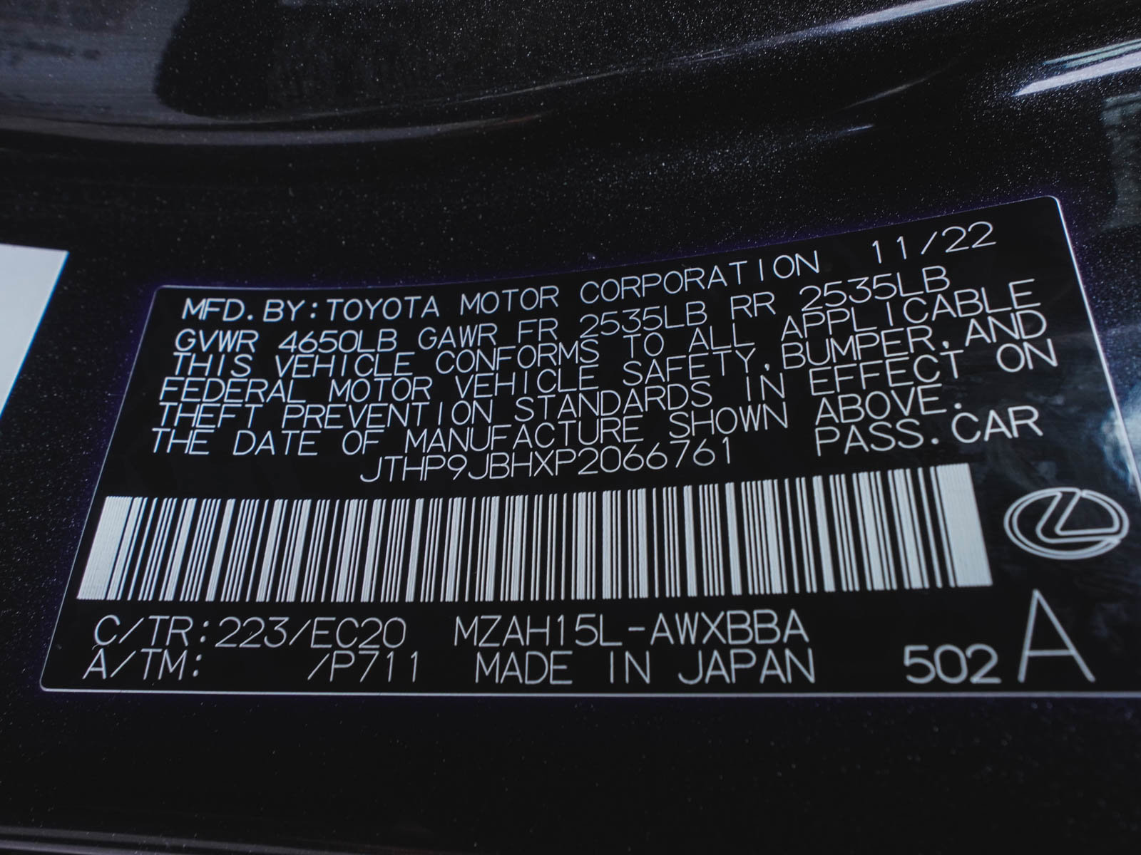 Used 2023 Lexus UX 250h AWD w/ Premium Package image 14