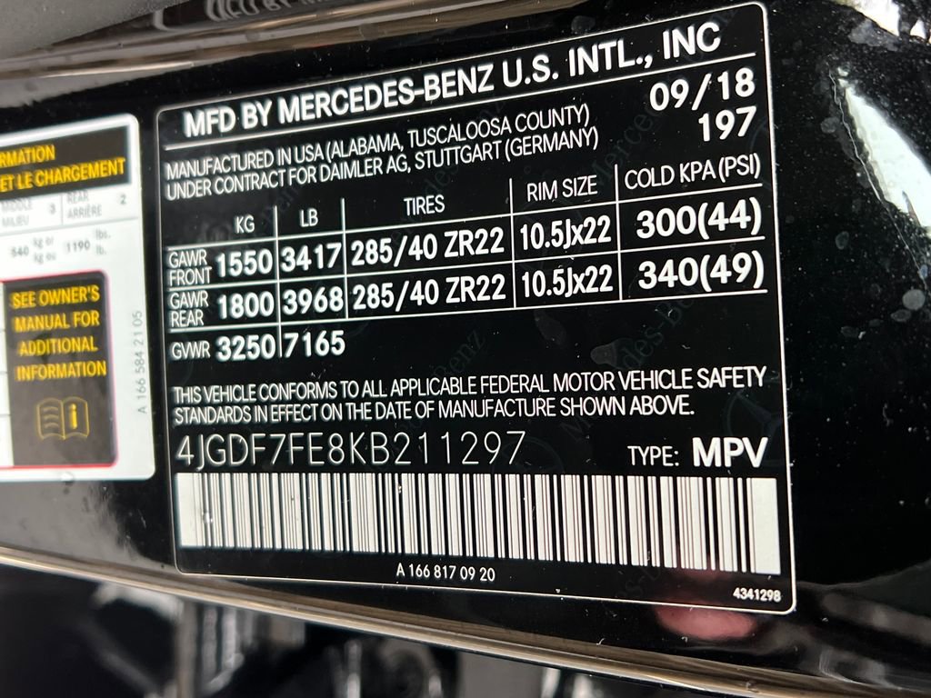 Used 2019 Mercedes-Benz GLS 63 AMG 4MATIC image 29