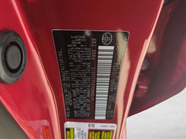 New 2026 Toyota Camry XSE w/ Premium Package FWD image 16