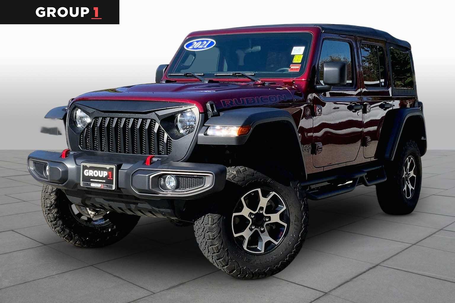 Used 2021 Jeep Wrangler Unlimited Rubicon AWD/4WD image 1