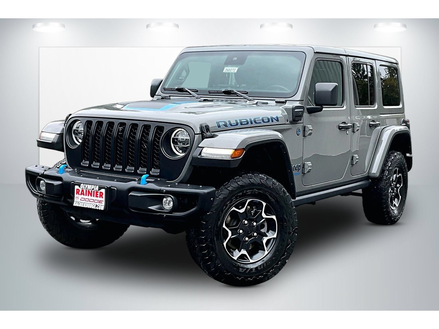 Used 2021 Jeep Wrangler Unlimited Rubicon 4xe w/ Steel Bumper Group AWD/4WD image 2
