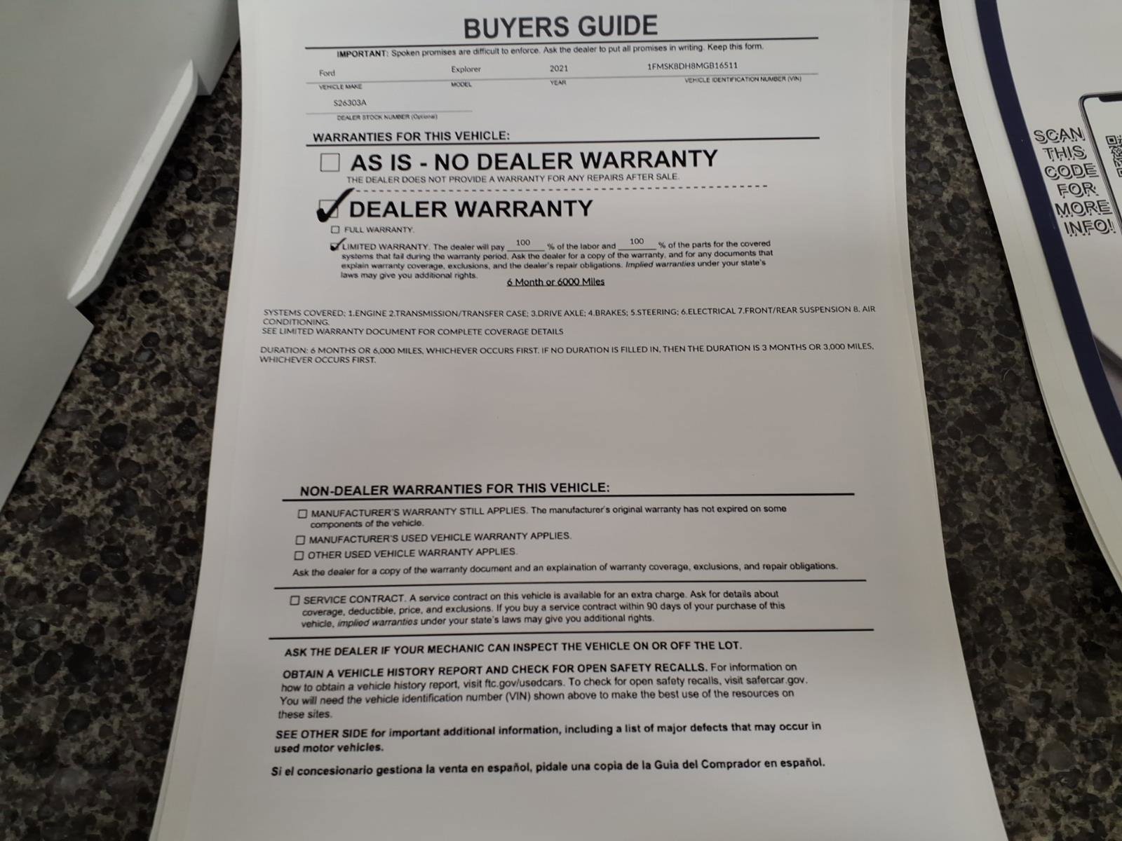 Used 2021 Ford Explorer XLT w/ Equipment Group 202A AWD/4WD image 37