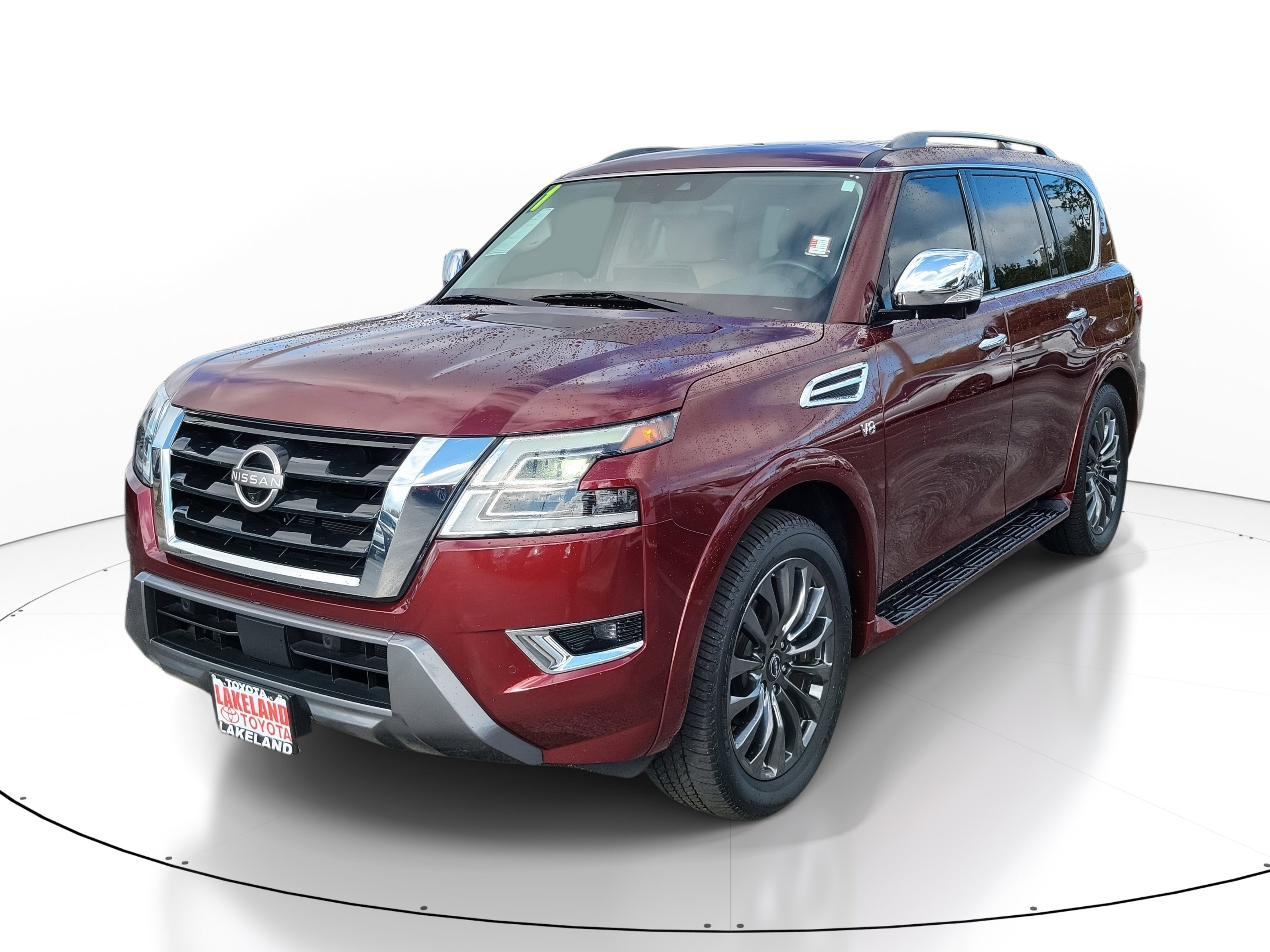 Used 2021 Nissan Armada Platinum w/ Captain's Chairs Package image 3