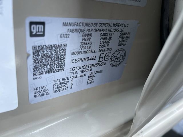 Used 2022 GMC Sierra 1500 Elevation image 33