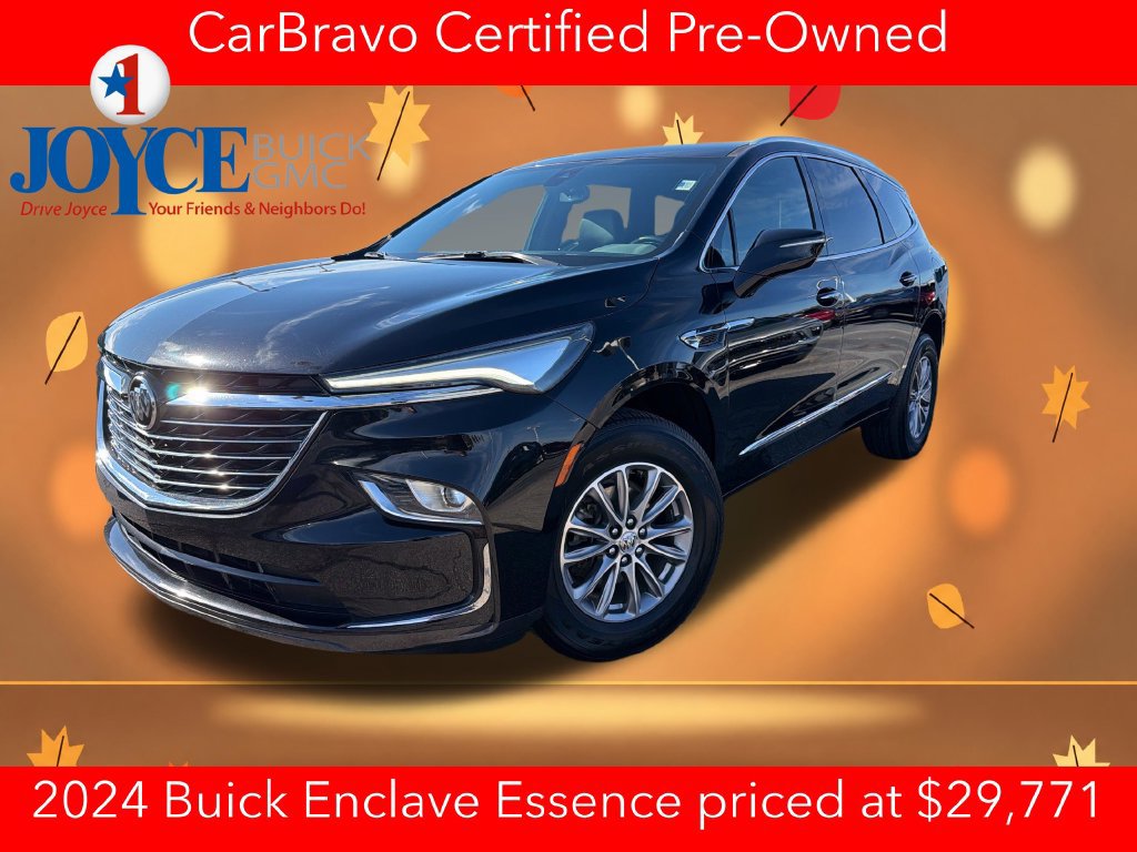 Certified 2024 Buick Enclave Essence w/ LPO, Cargo Package FWD 360° Tour