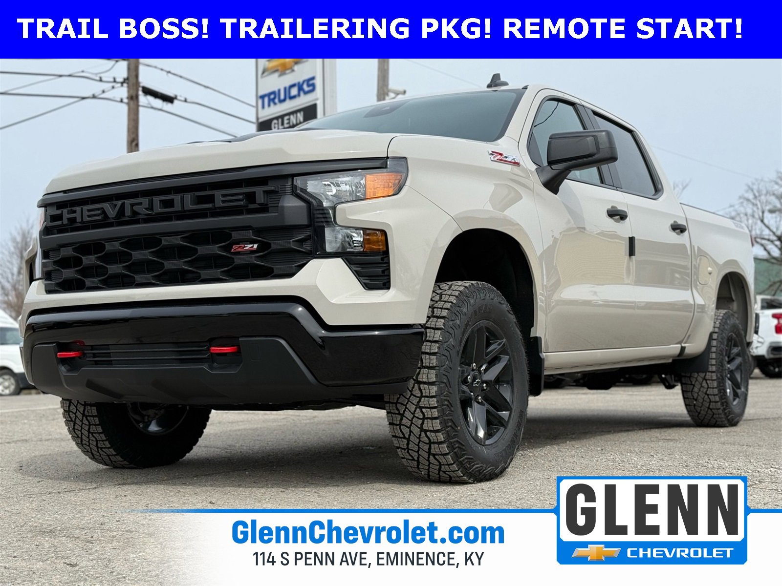 New 2026 Chevrolet Silverado 1500 Custom Trail Boss