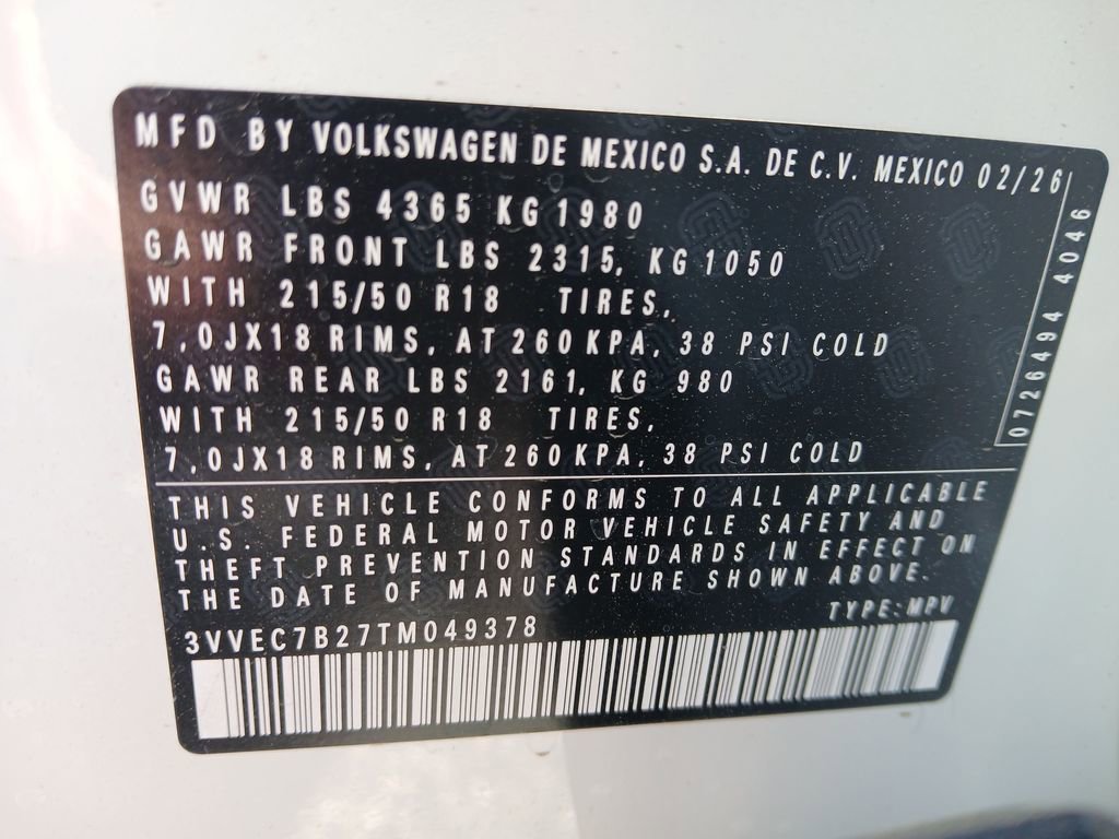 New 2026 Volkswagen Taos SE FWD image 29