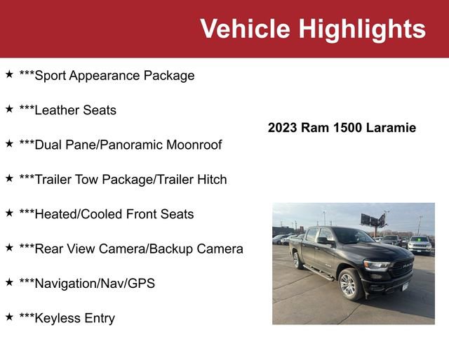 Used 2023 RAM 1500 Laramie image 2