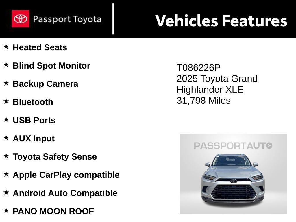 Used 2025 Toyota Grand Highlander AWD image 10