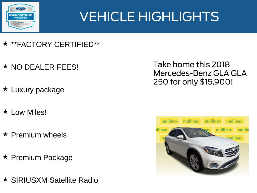 Used 2018 Mercedes-Benz GLA 250 image 11