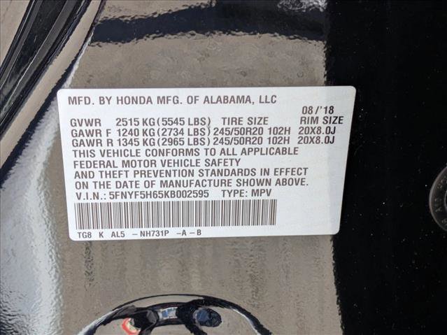 Used 2019 Honda Pilot Touring image 29