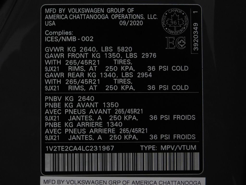 Used 2020 Volkswagen Atlas Cross Sport SEL Premium R-Line image 76