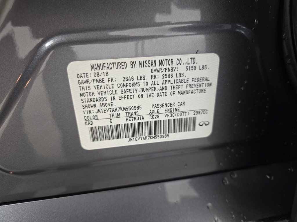 Used 2019 INFINITI Q50 Luxe w/ Essential Package (3.0T Luxe) AWD/4WD image 32