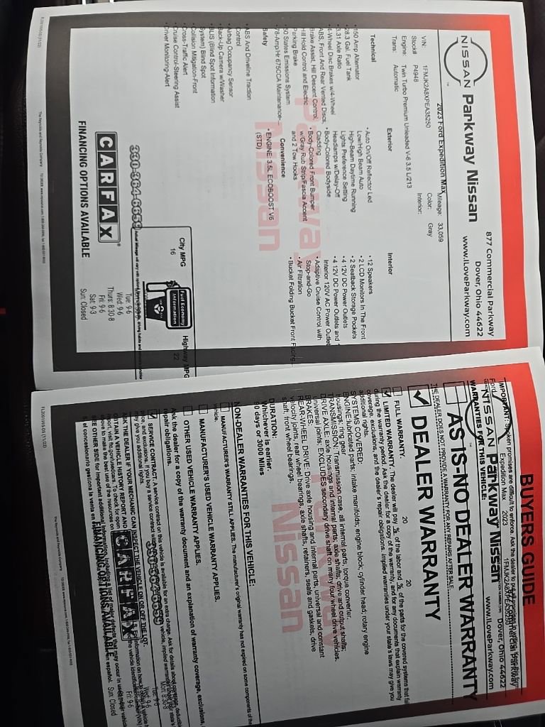 Used 2023 Ford Expedition Max Limited image 53