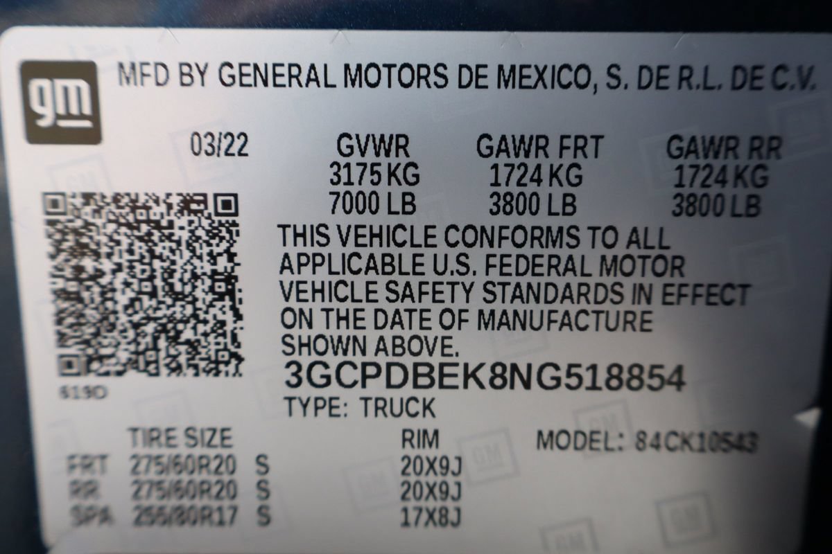 Used 2022 Chevrolet Silverado 1500 Custom AWD/4WD image 44