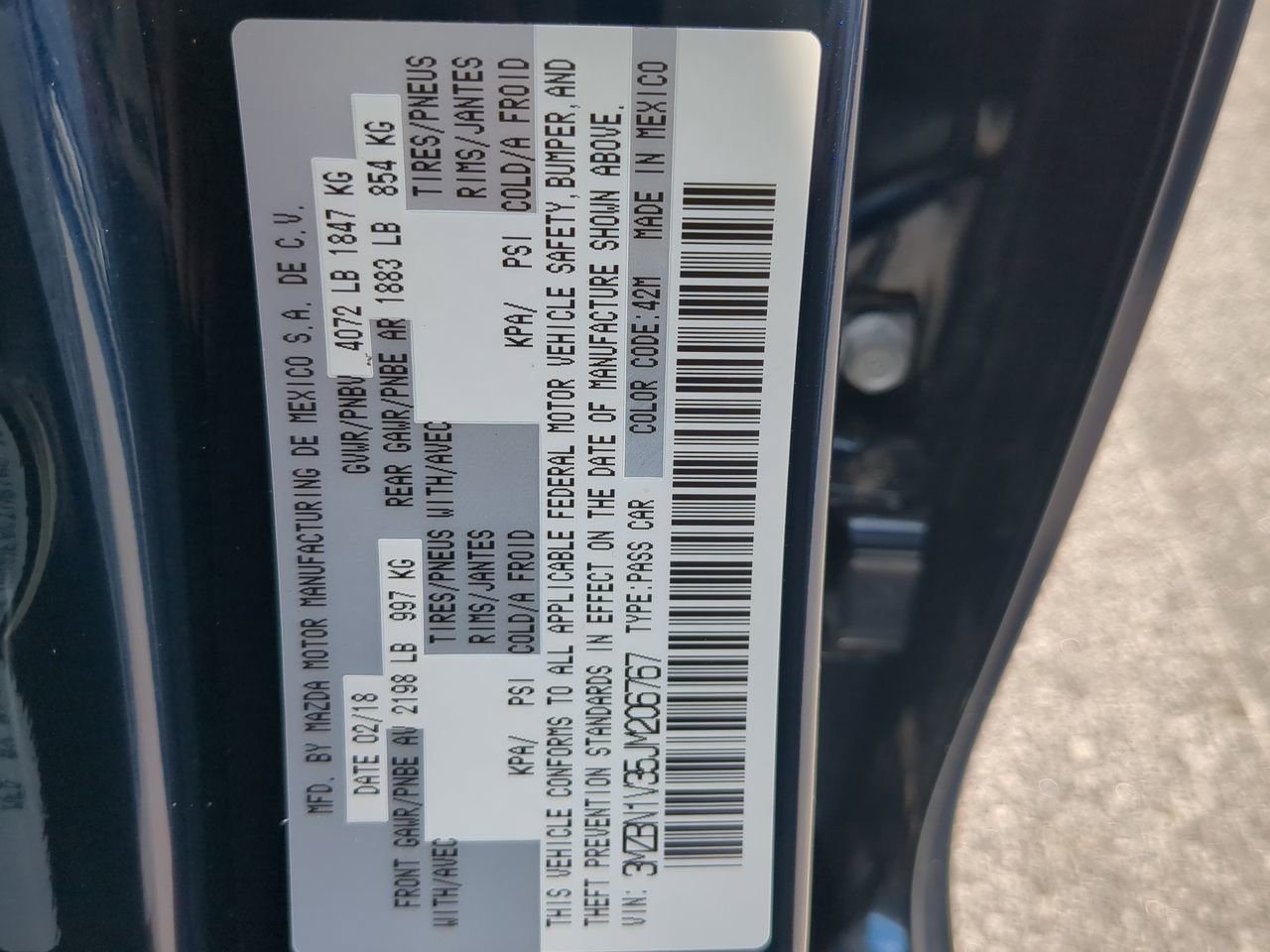 Used 2018 MAZDA MAZDA3 Touring FWD image 26