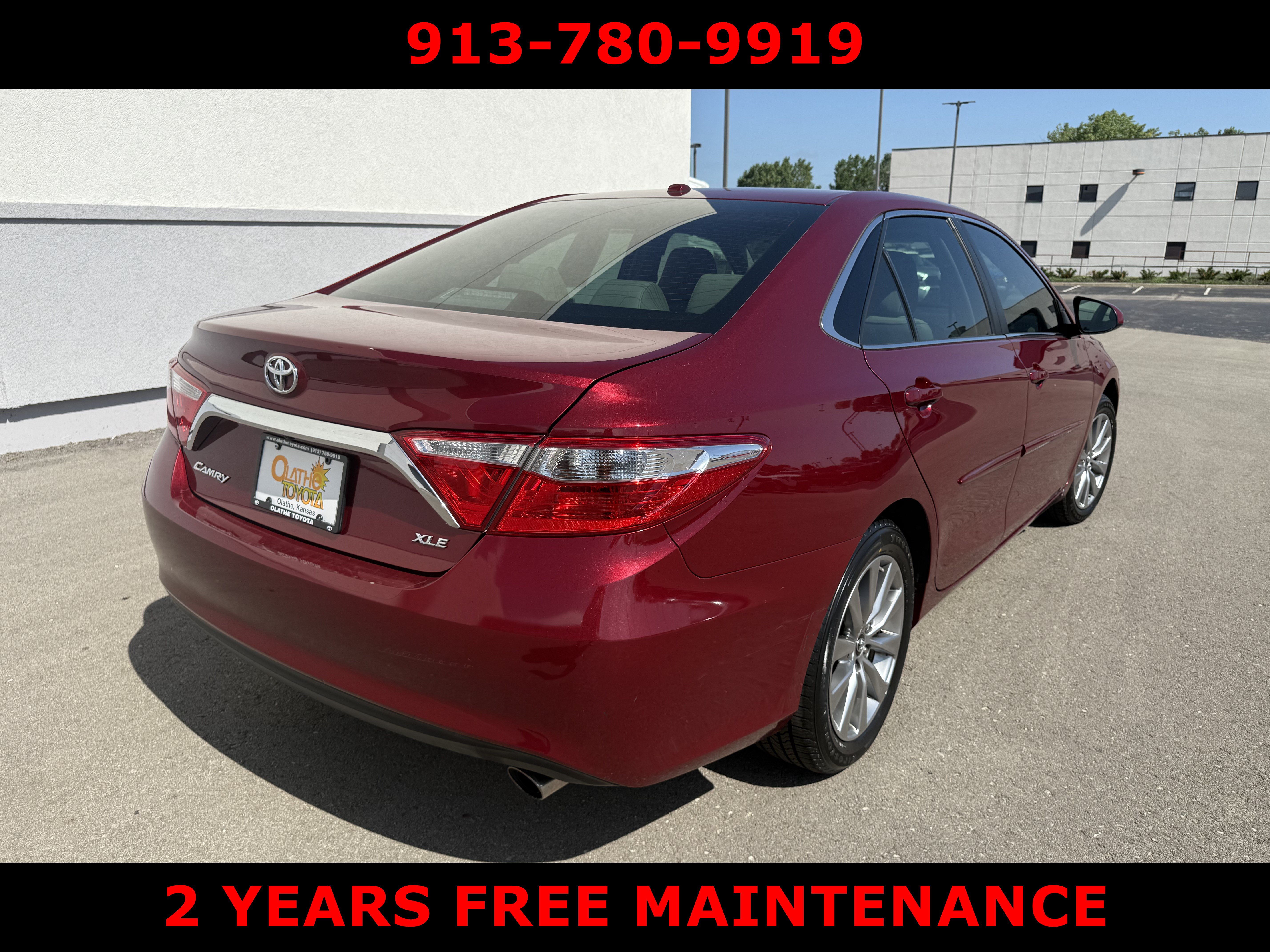 Certified 2017 Toyota Camry XLE w/ Moonroof Package FWD image 3
