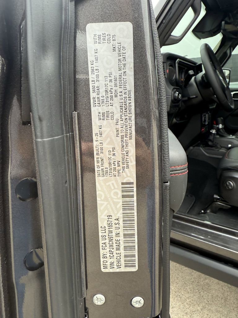 New 2026 Jeep Wrangler Rubicon w/ Xtreme 35 Tire Package image 26