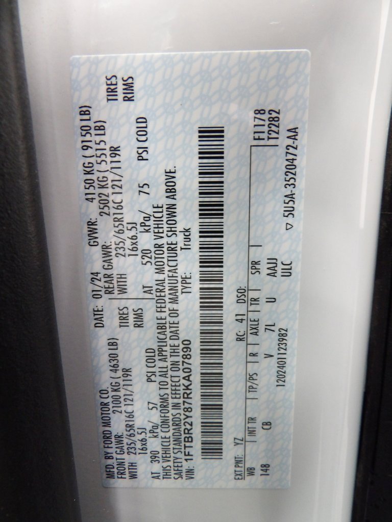 Used 2024 Ford Transit 250 Low Roof AWD image 50