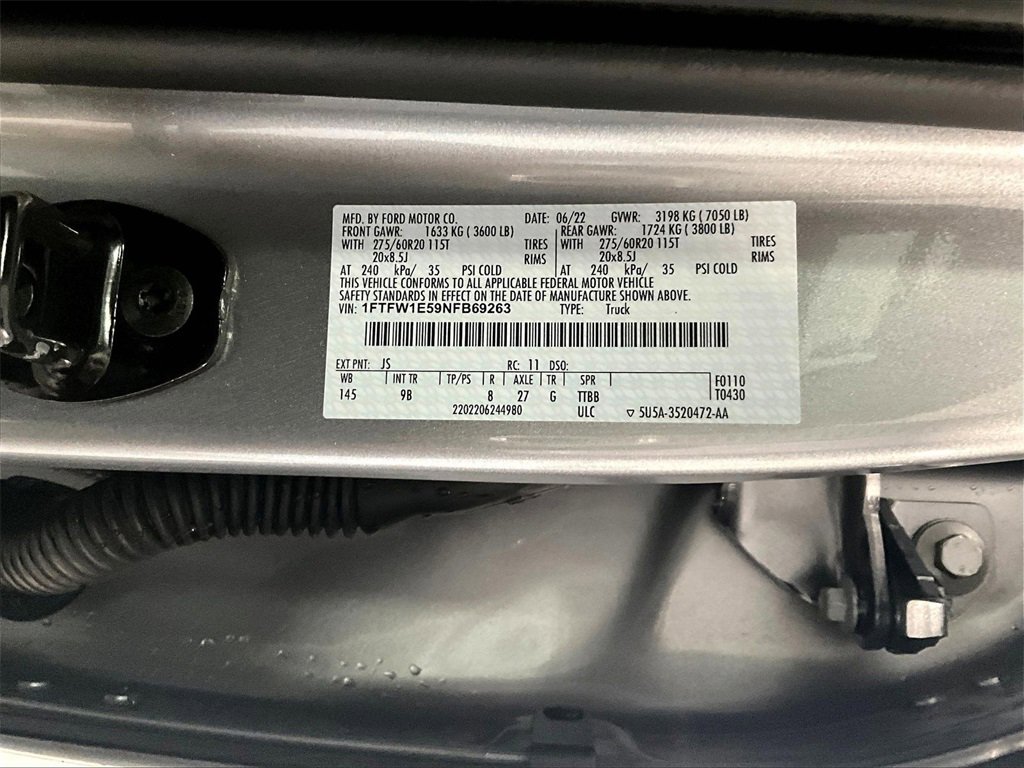 Used 2022 Ford F150 Platinum w/ Equipment Group 701A High image 35