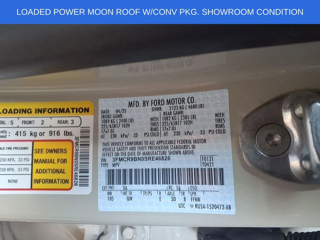 Used 2025 Ford Bronco Sport Big Bend w/ Convenience Package image 30