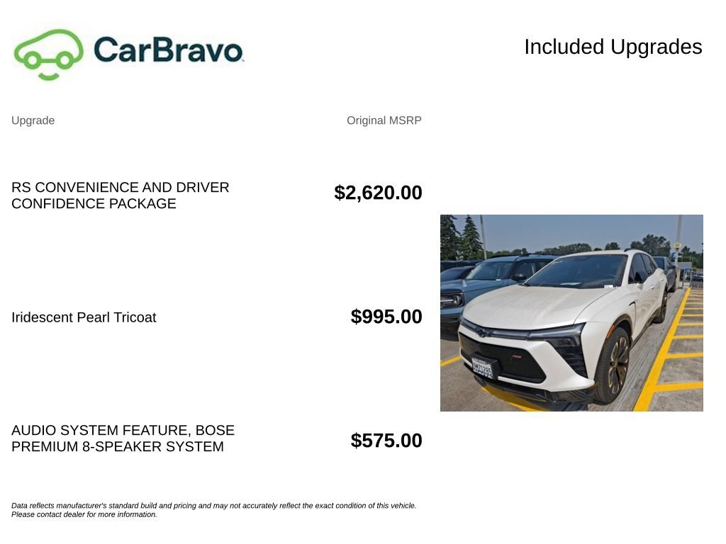 Certified 2024 Chevrolet Blazer EV RS RWD image 17