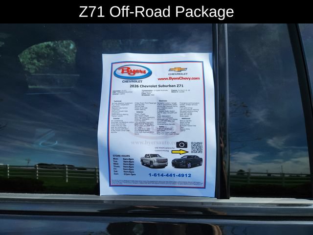 Used 2026 Chevrolet Suburban Z71 AWD/4WD image 13