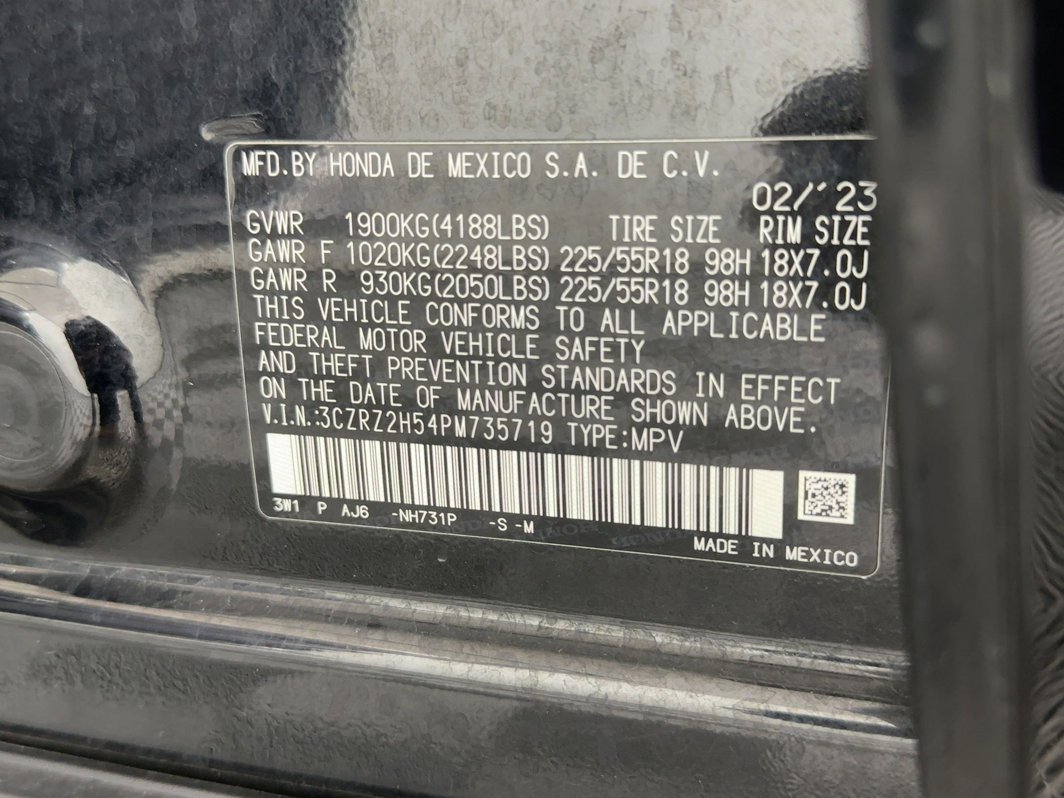 Used 2023 Honda HR-V Sport image 16