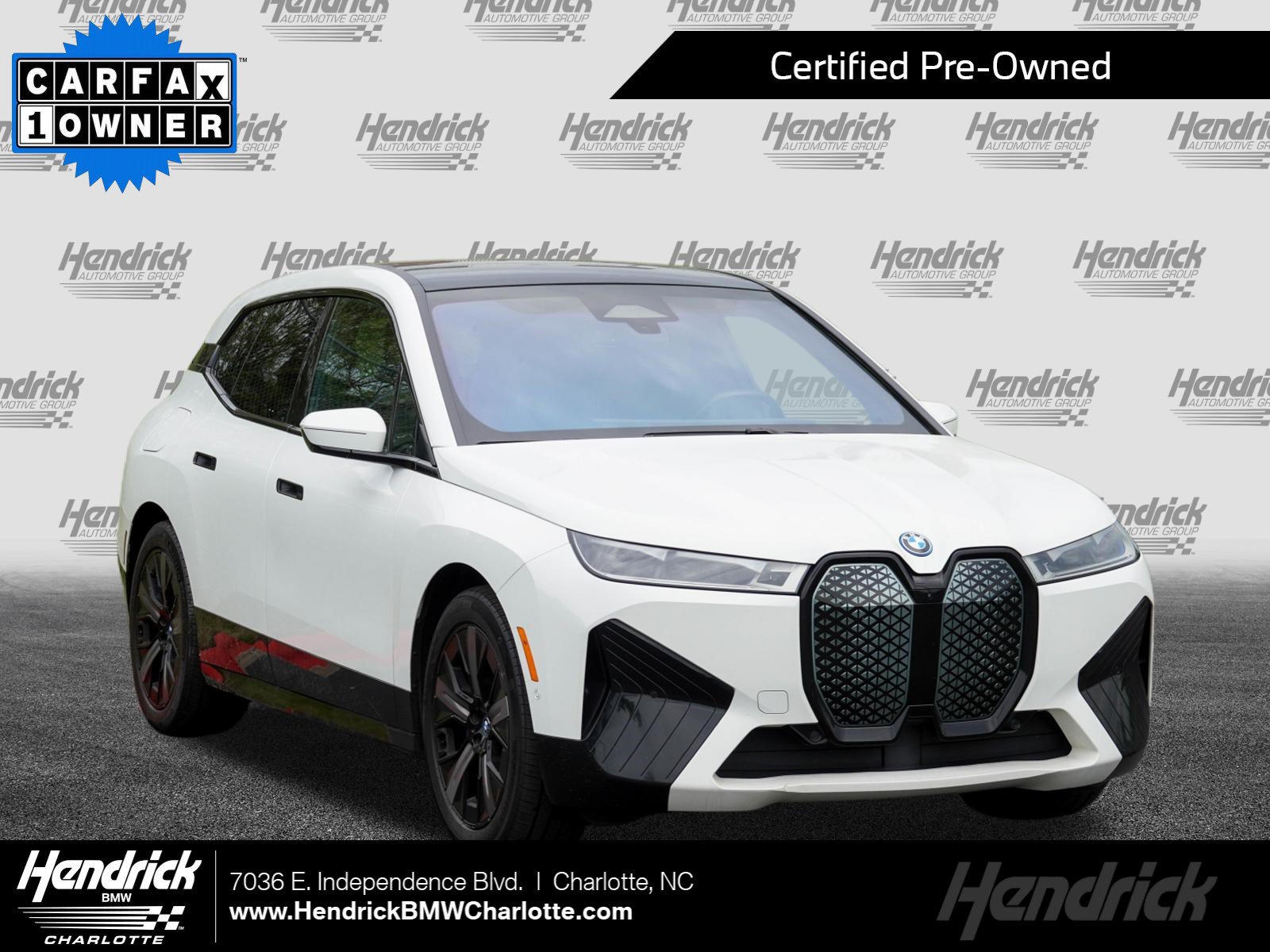 Certified 2023 BMW iX xDrive50 w/ Sport Package AWD/4WD image 1