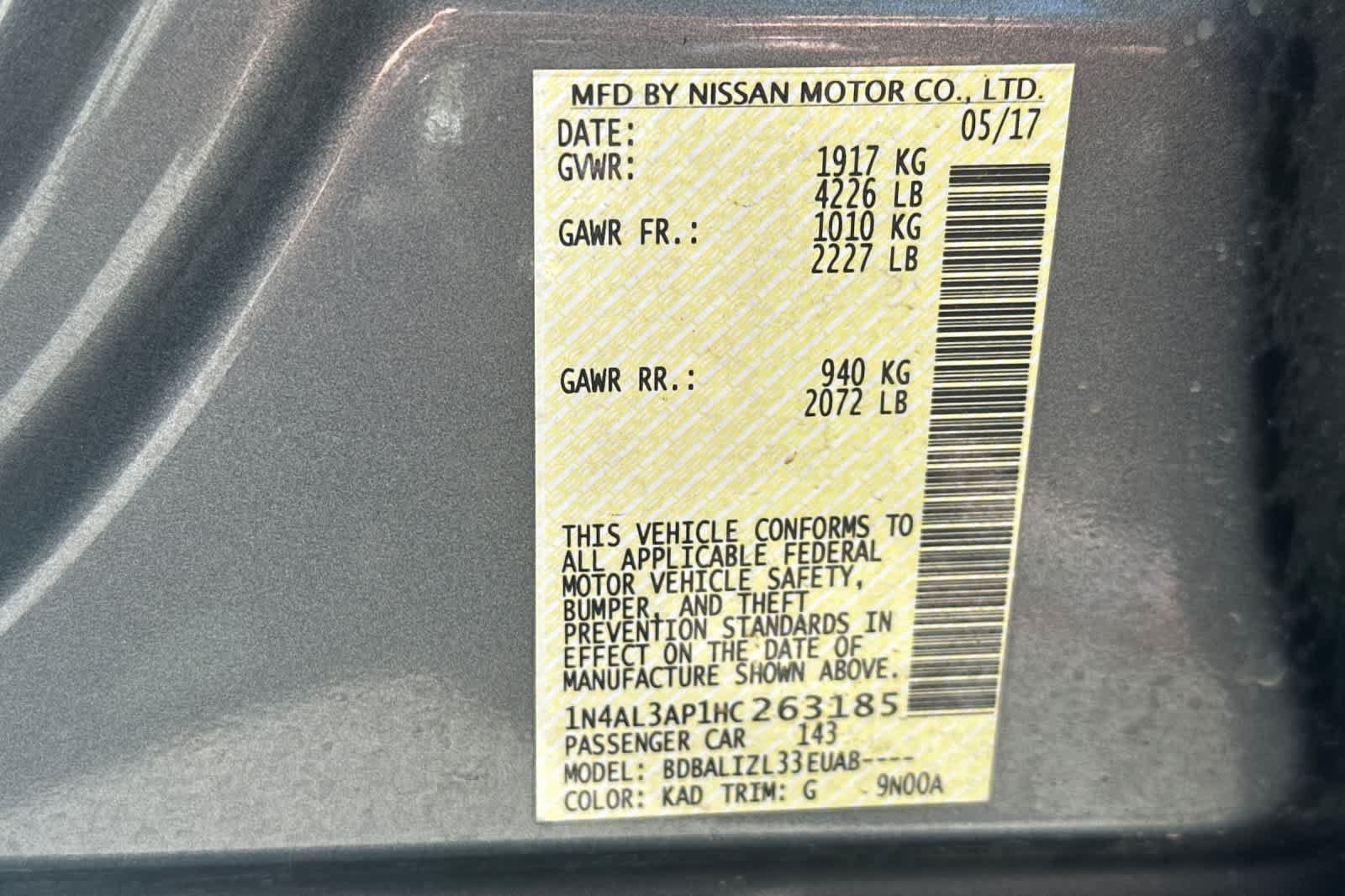 Used 2017 Nissan Altima 2.5 SV FWD image 28
