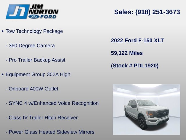 Used 2022 Ford F150 XLT w/ Equipment Group 302A High AWD/4WD image 8