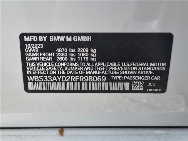 Used 2024 BMW M3 Competition RWD image 23