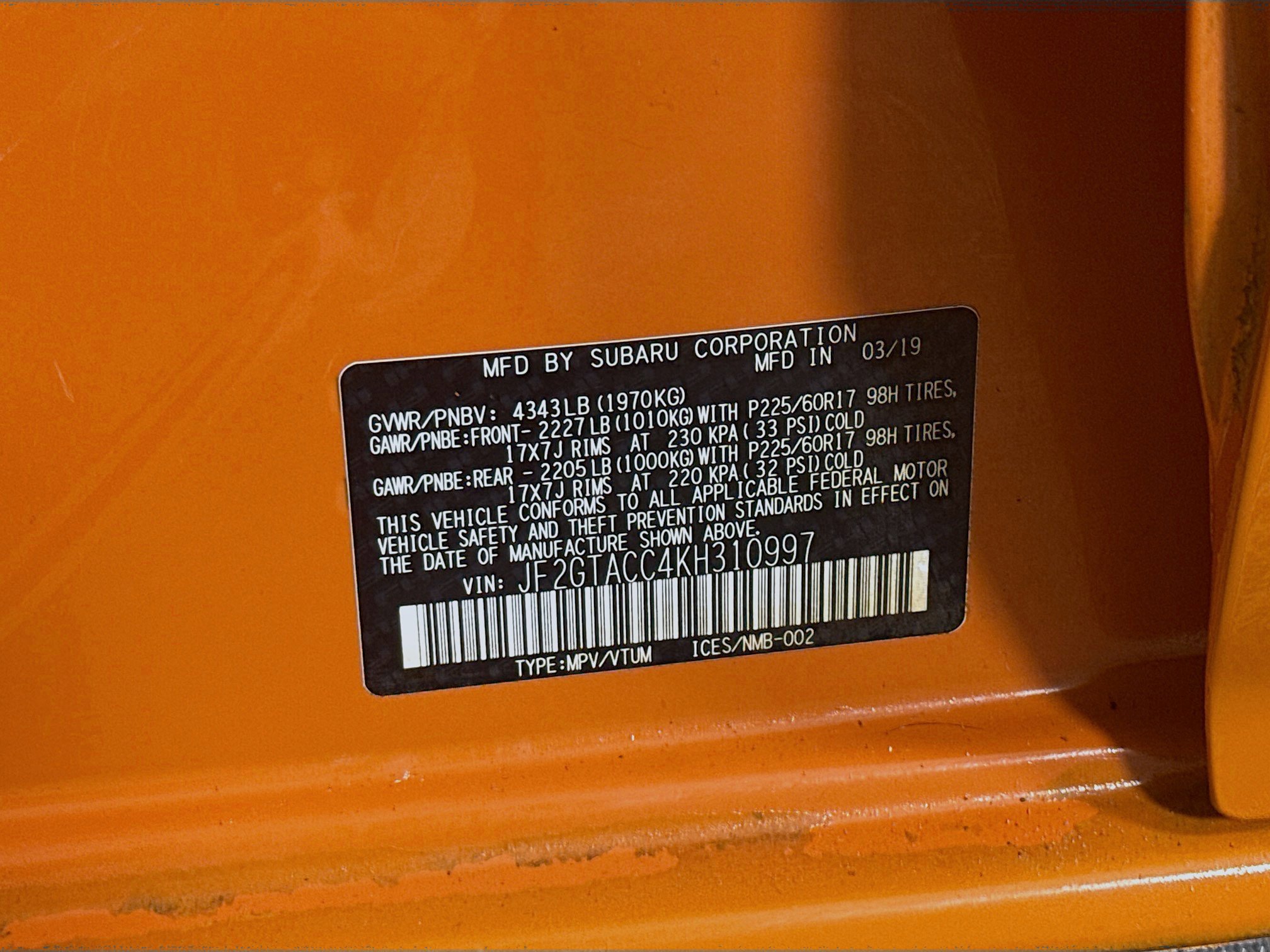 Used 2019 Subaru Crosstrek 2.0i Premium image 39