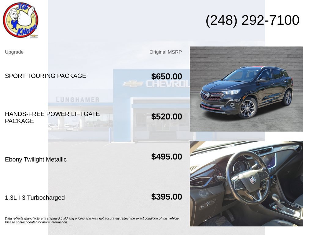 Used 2020 Buick Encore GX Select w/ Sport Touring Package FWD image 5