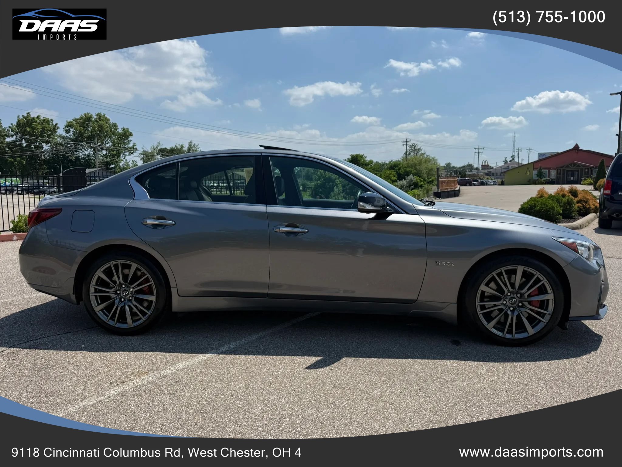 Used 2019 INFINITI Q50 Red Sport 400 w/ Proactive Package AWD/4WD image 5