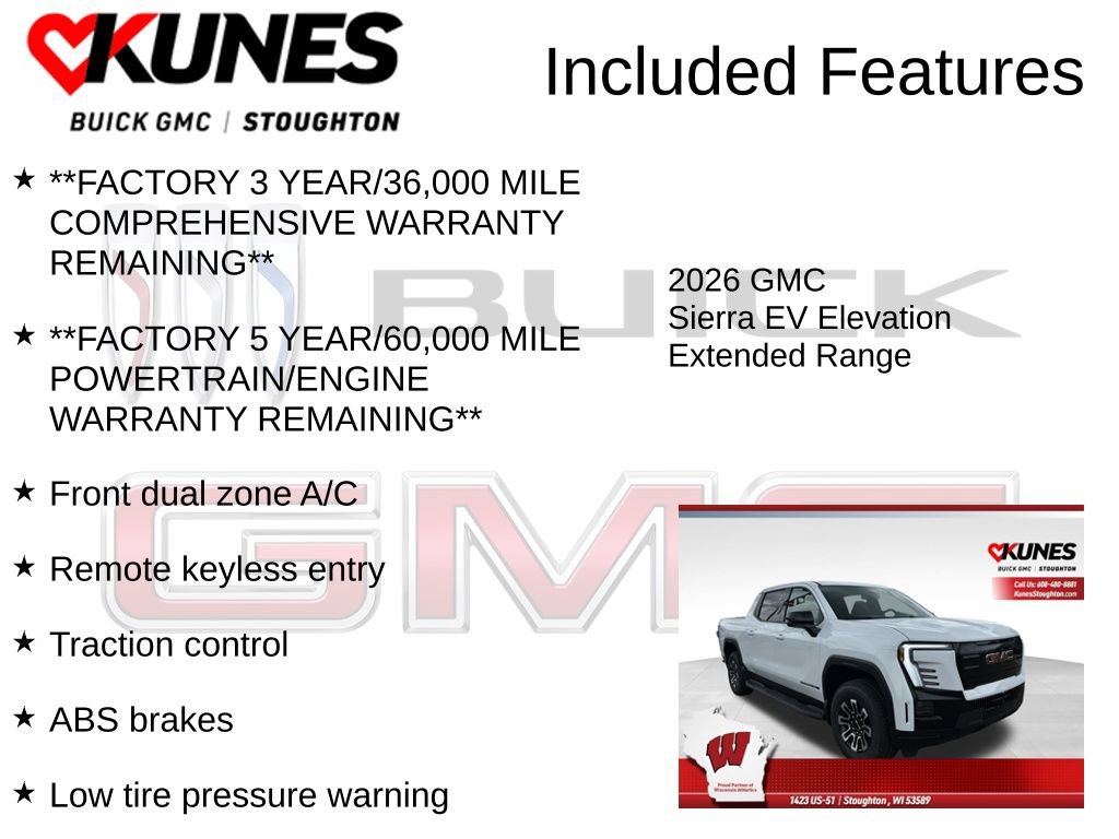 New 2026 GMC Sierra EV Elevation AWD/4WD image 3