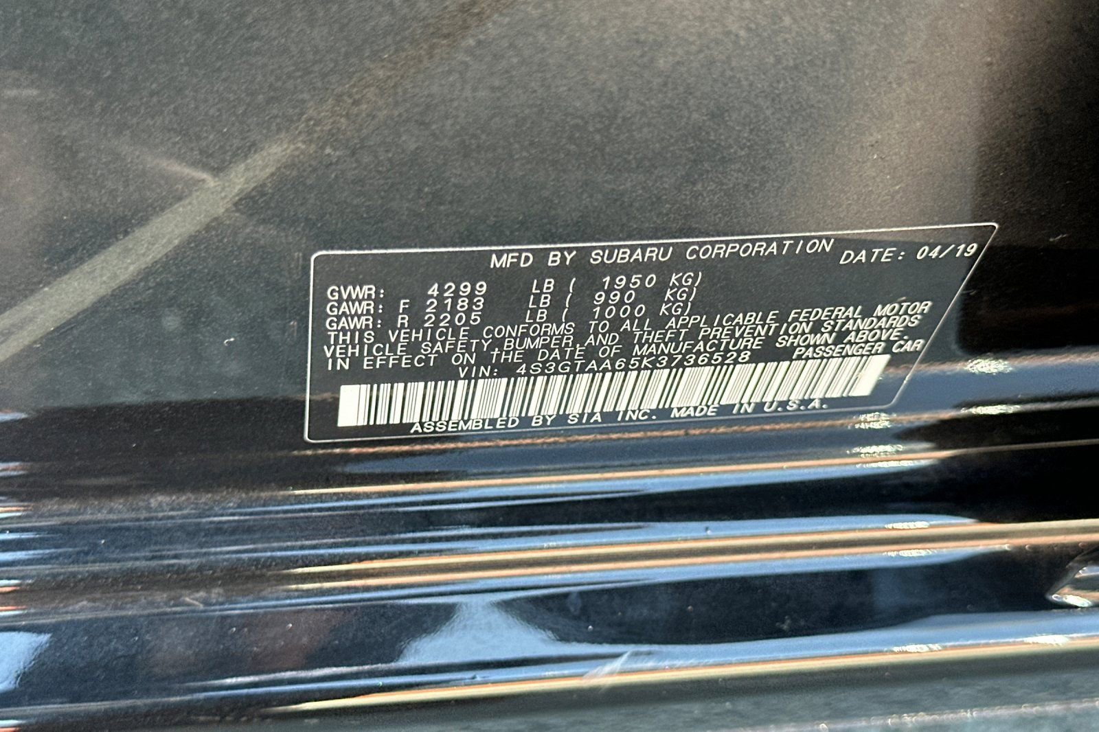 Used 2019 Subaru Impreza 2.0i AWD/4WD image 26