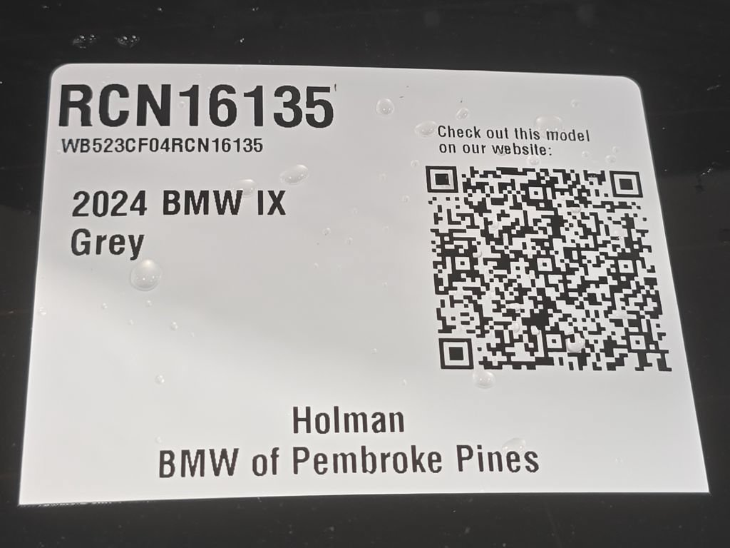 Certified 2024 BMW iX xDrive50 w/ Sport Package AWD/4WD image 20