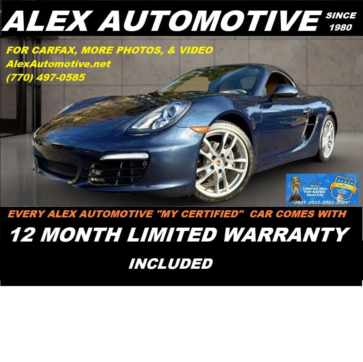 Used 2013 Porsche Boxster RWD image 1