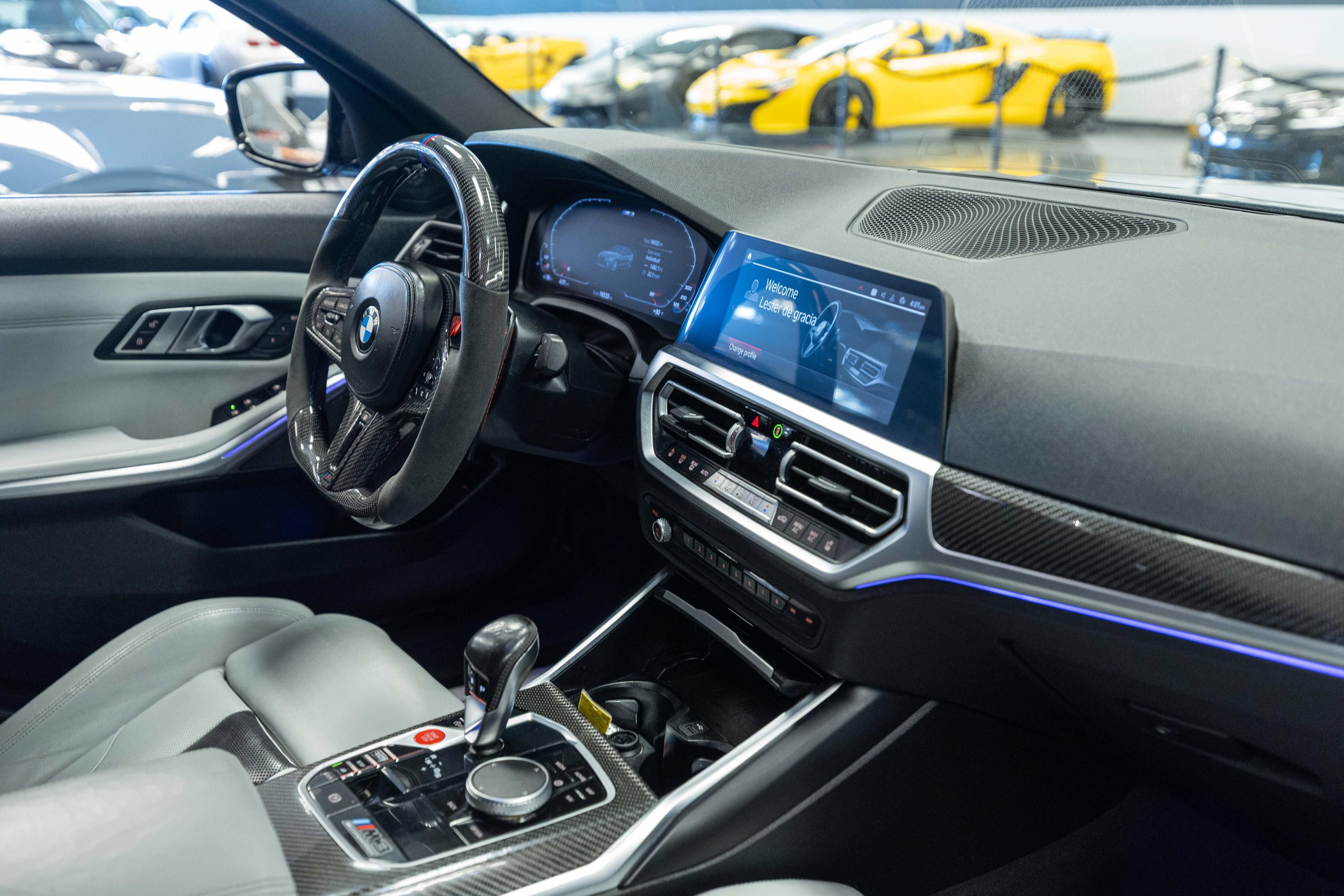 Used 2021 BMW M3 Competition w/ M Carbon Exterior Package RWD image 14