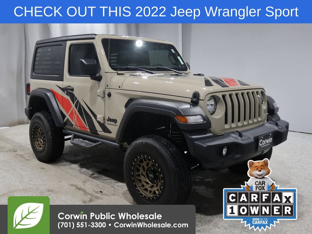Used 2022 Jeep Wrangler Sport image 1