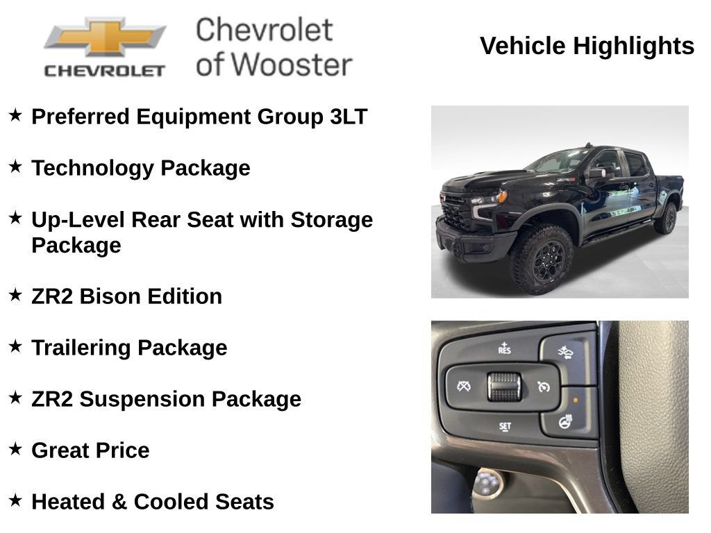 New 2026 Chevrolet Silverado 1500 ZR2 w/ ZR2 Bison Edition AWD/4WD image 2