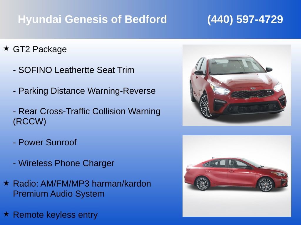 Used 2021 Kia Forte GT w/ GT2 Package FWD image 14