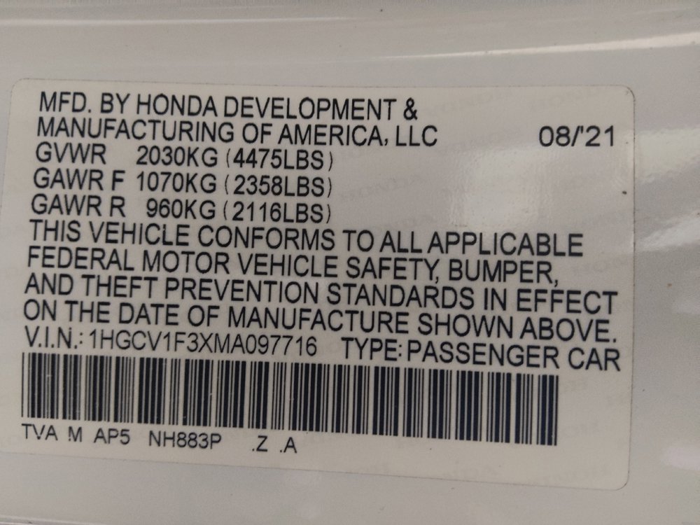 Used 2021 Honda Accord Sport image 33