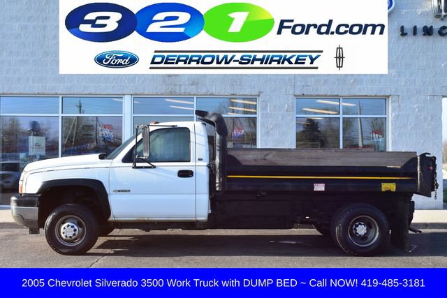 Used 2005 Chevrolet Silverado 3500 W/T w/ Snow Plow Prep Package AWD/4WD image 2