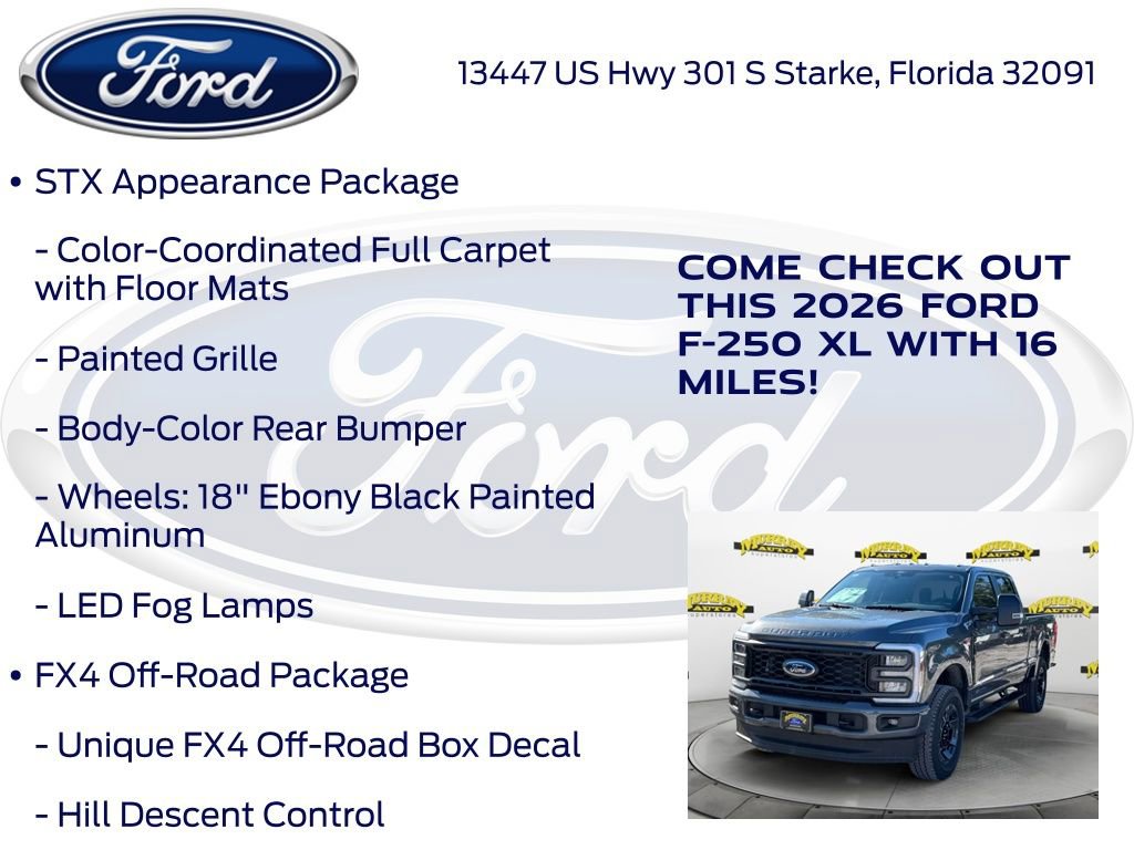 New 2026 Ford F250 XL w/ STX Appearance Package image 15